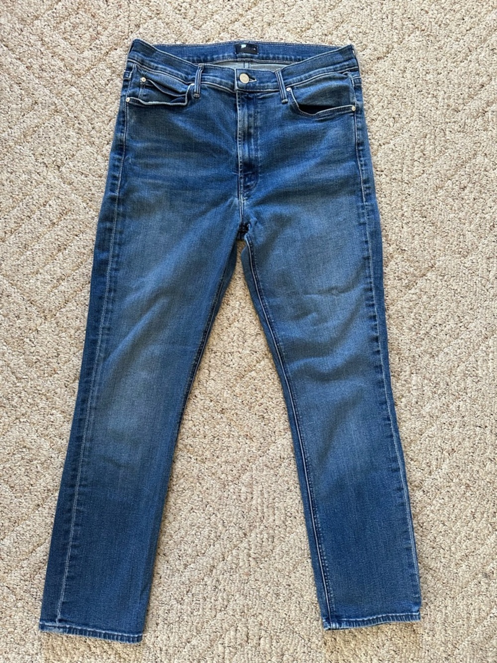Mother Denim Mid Rise Dazzler Ankle Jeans